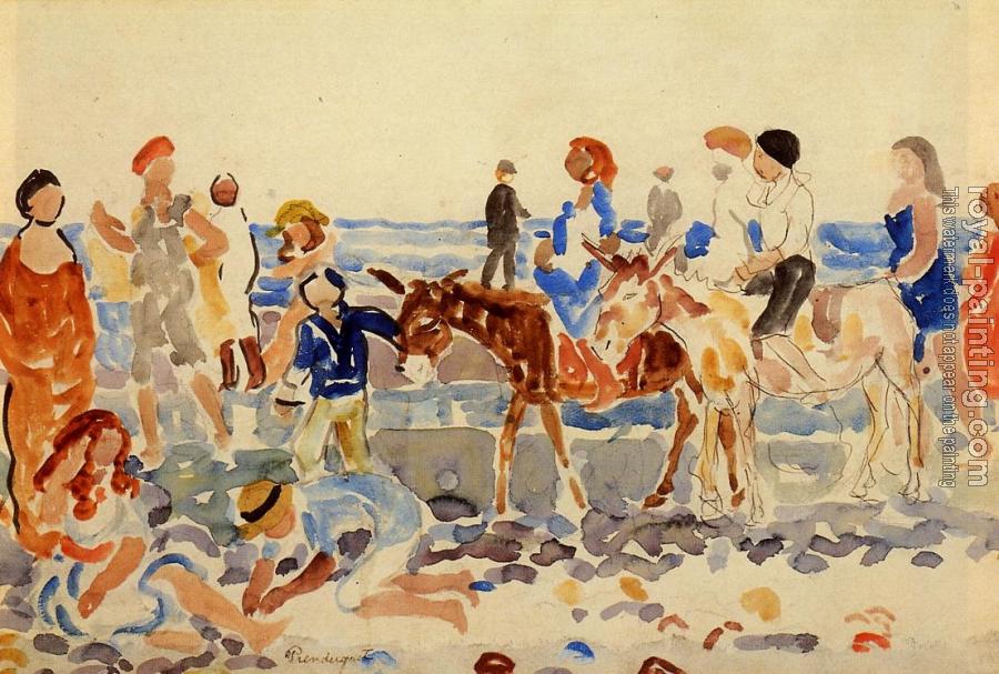 Maurice Brazil Prendergast : The Donkey Driver Maurice Brazil Prendergast : The Donkey Driver